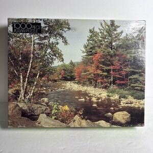 Rocky Waters 1000 Piece Jigsaw Puzzle - Vintage (1984) by Golden